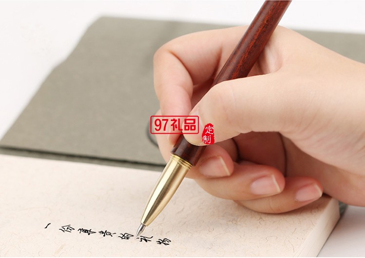 紅木簽字筆禮盒中國(guó)風(fēng)木質(zhì)禮物廠家批發(fā)創(chuàng)意禮品定制中性筆