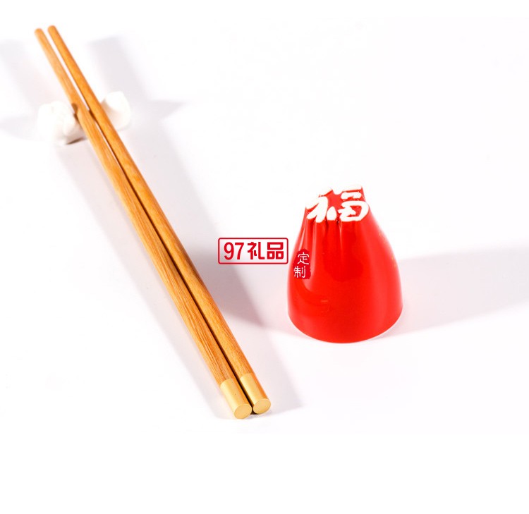 字器吉意杯筷箸套裝福祿壽禧財(cái)漢字文化杯中國(guó)風(fēng)喬遷禮品