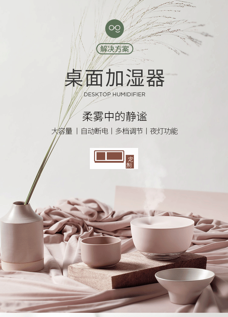 素樂(lè)車載usb加濕器