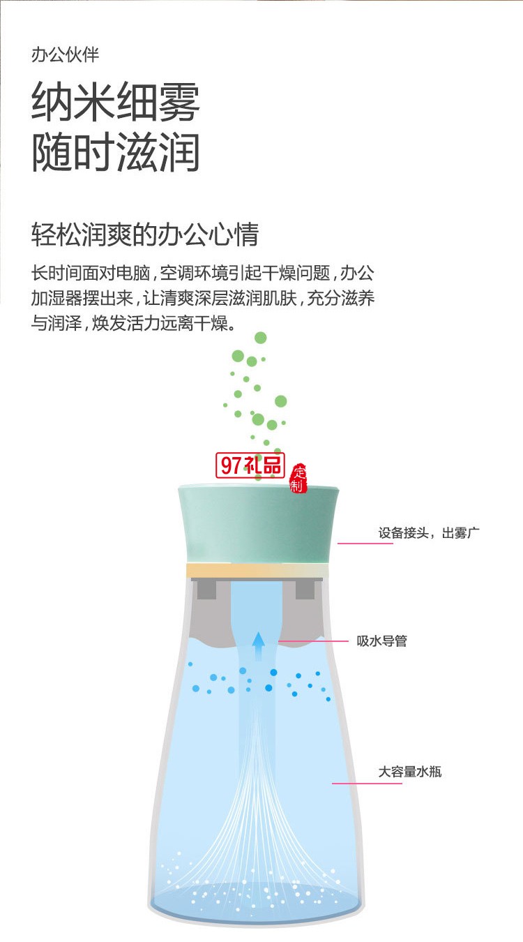 usb迷你三合一 家用車(chē)載辦公室凈化器香薰機(jī)企業(yè)禮品定制