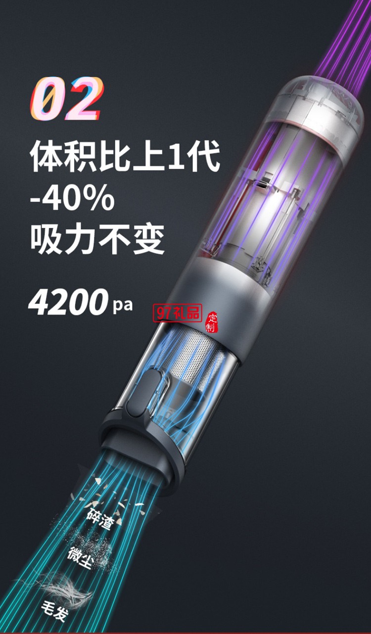 車(chē)車(chē)智能V mini車(chē)載吸塵器無(wú)線多功能家車(chē)兩用充電便攜手持吸塵器