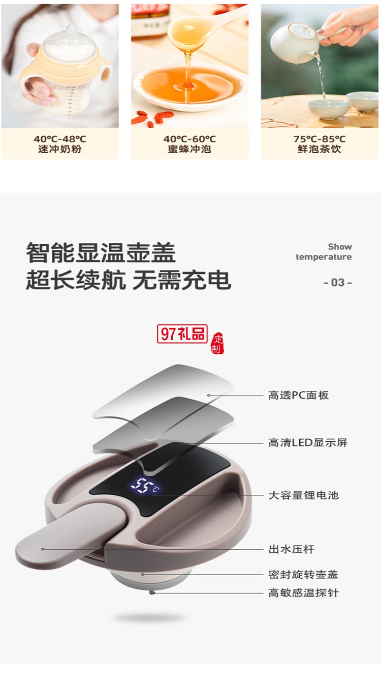 智能保溫壺316不銹鋼暖壺按壓式熱水壺開水瓶防滑簡(jiǎn)約時(shí)尚保冷咖啡壺