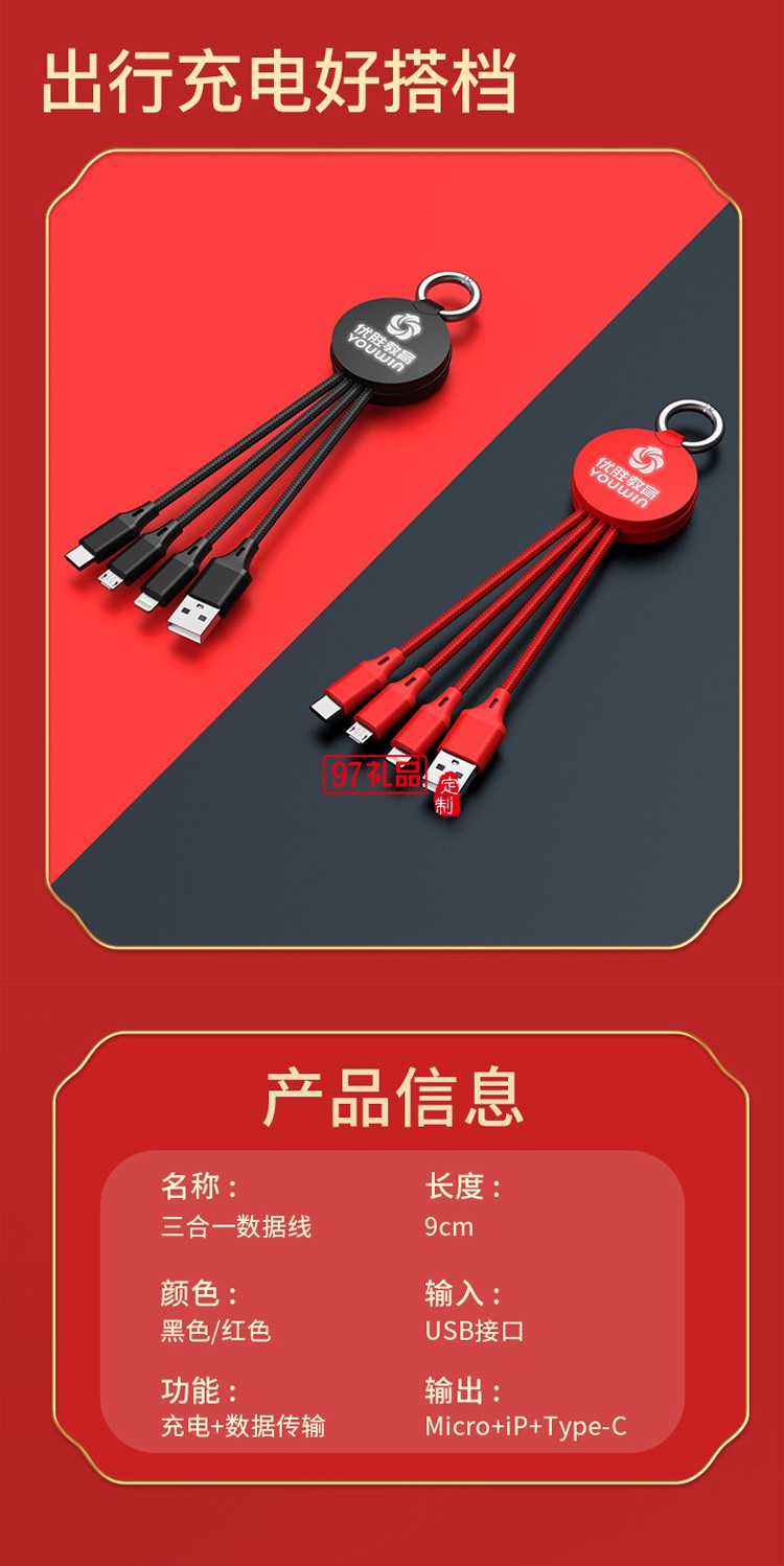 移動電源、U盤、三合一數(shù)據(jù)線商務(wù)套裝公司廣告禮品定制