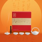 國潮品月福如東海香插禮裝與時間同行做時間的朋友闔家歡樂